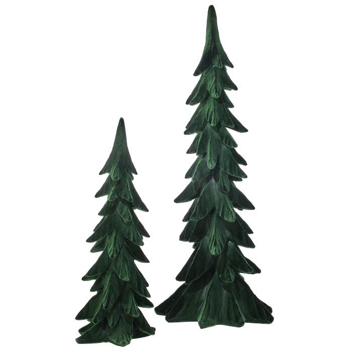 17.5" RESIN FLOCKED TREE (SMALL ONLY)