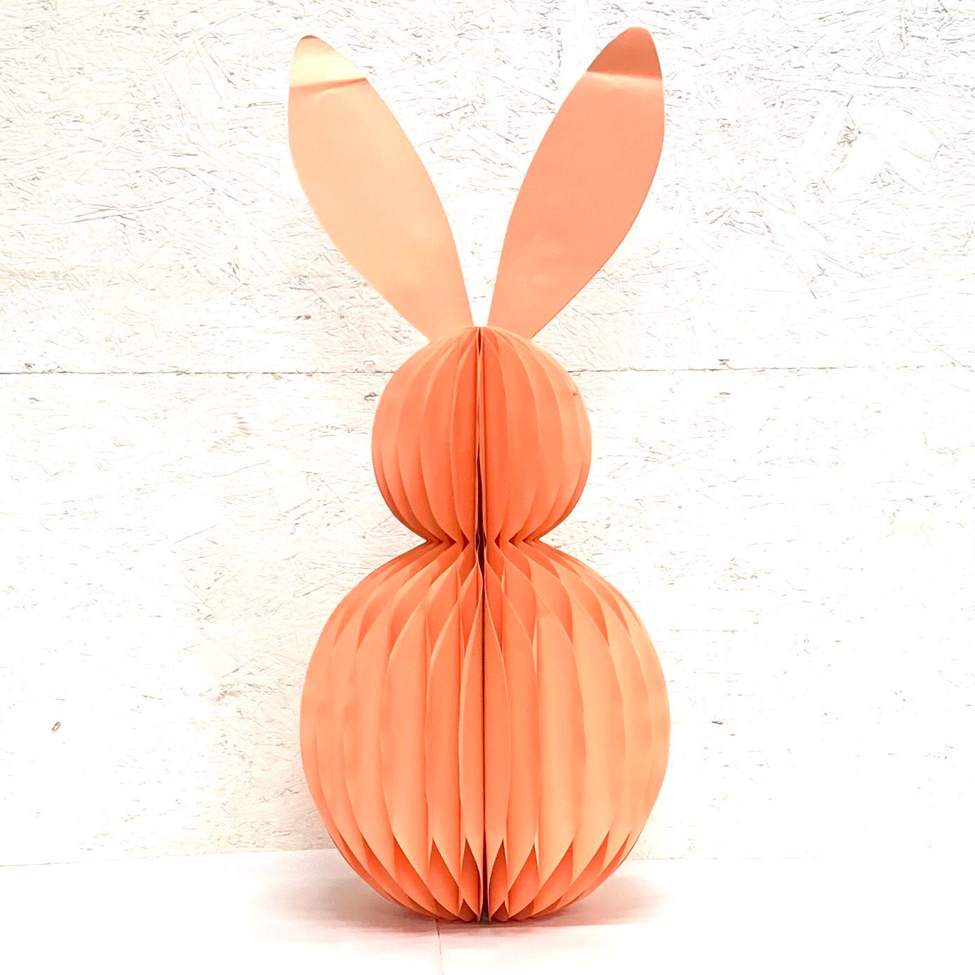 PAPER EASTER RABBIT-CORAL D16.5" H35.4" ASSORTED