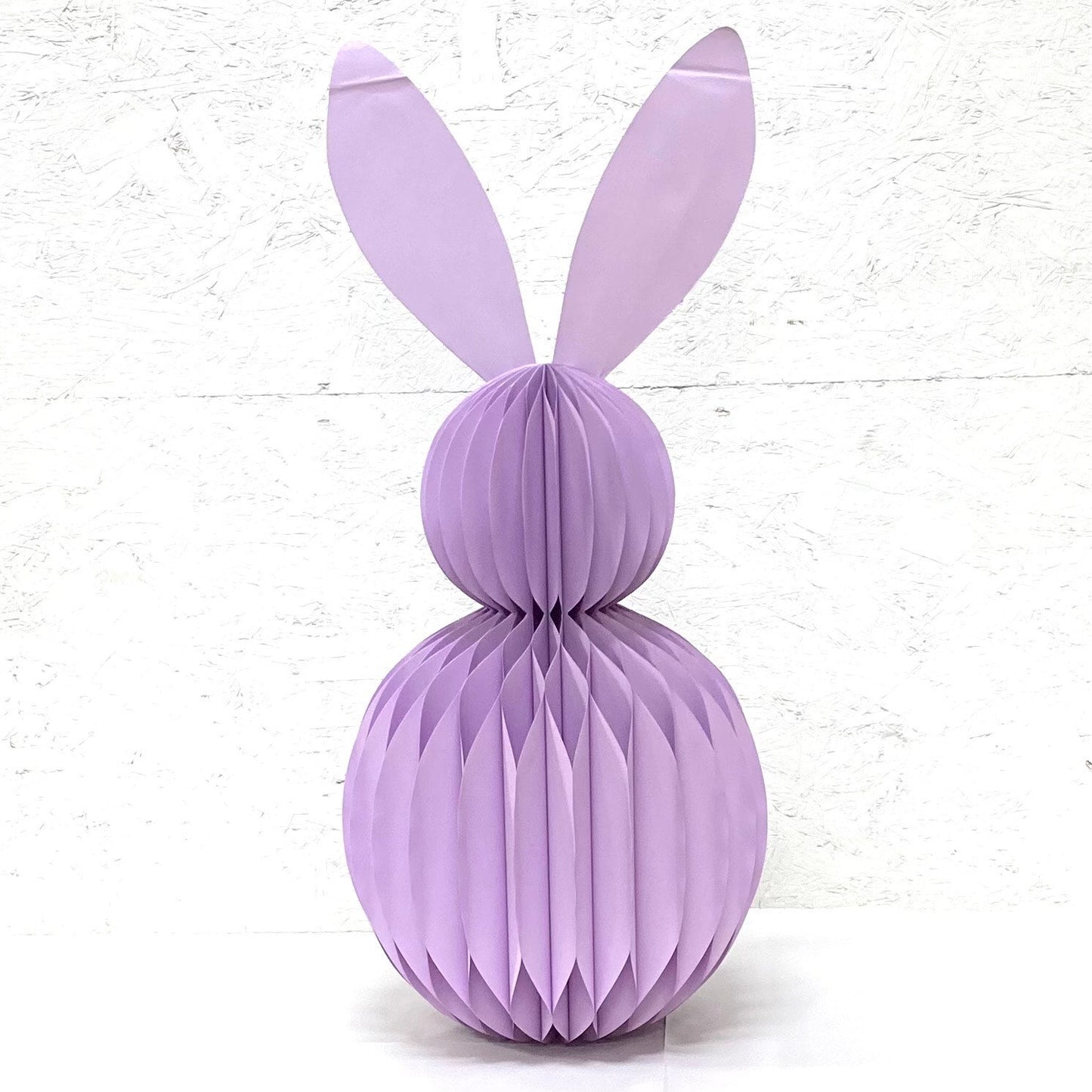 PAPER EASTER RABBIT-PURPLE D16.5" H35.4" ASSORTED