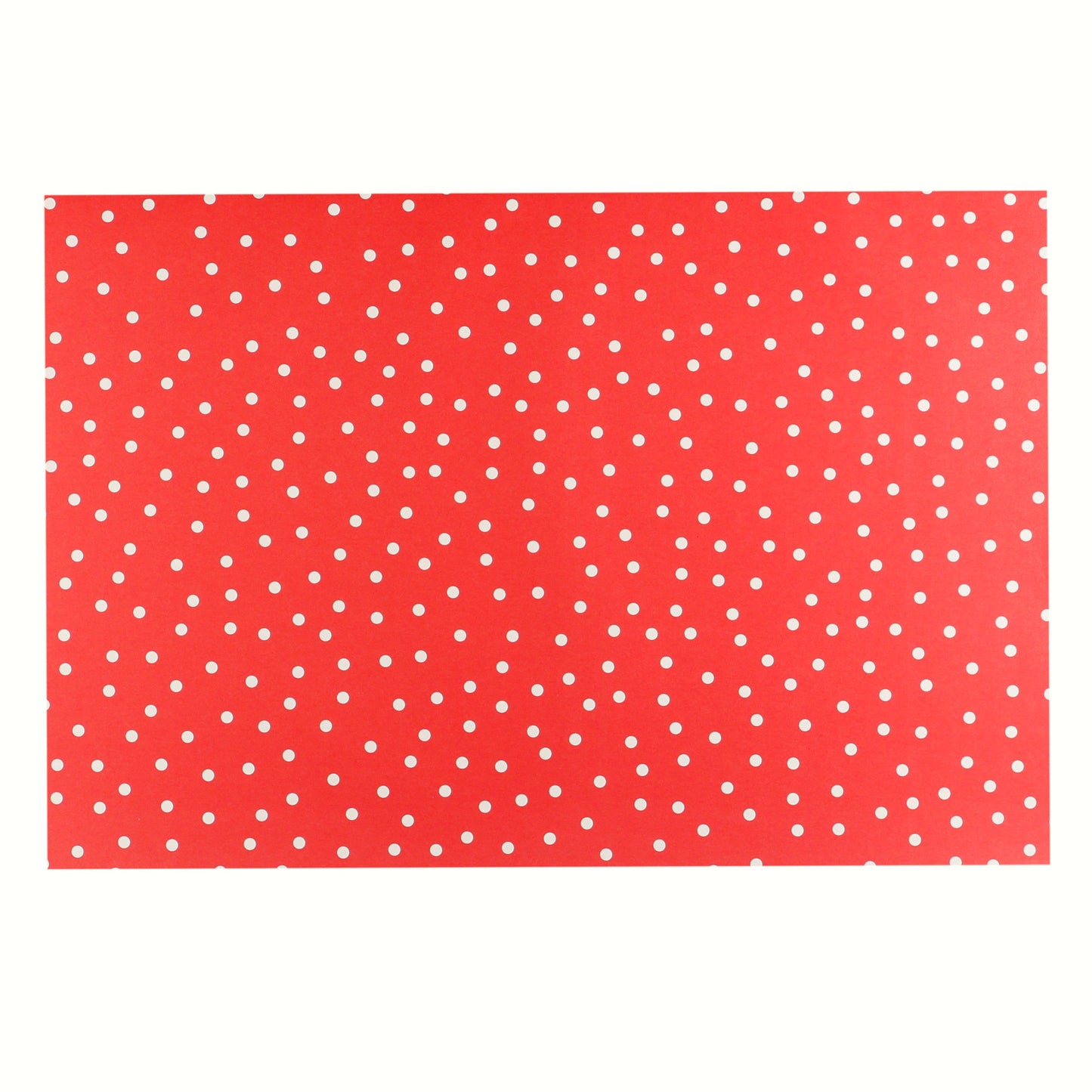 Red With White Polka Dot Placemat - Pkg of 20