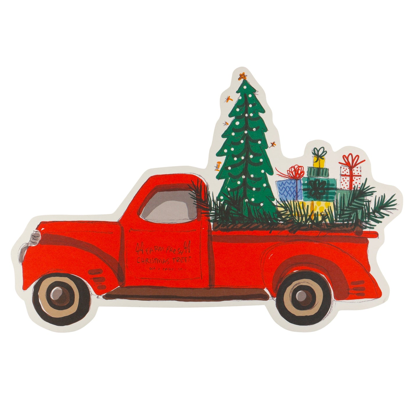 Red Truck Diecut Placemat