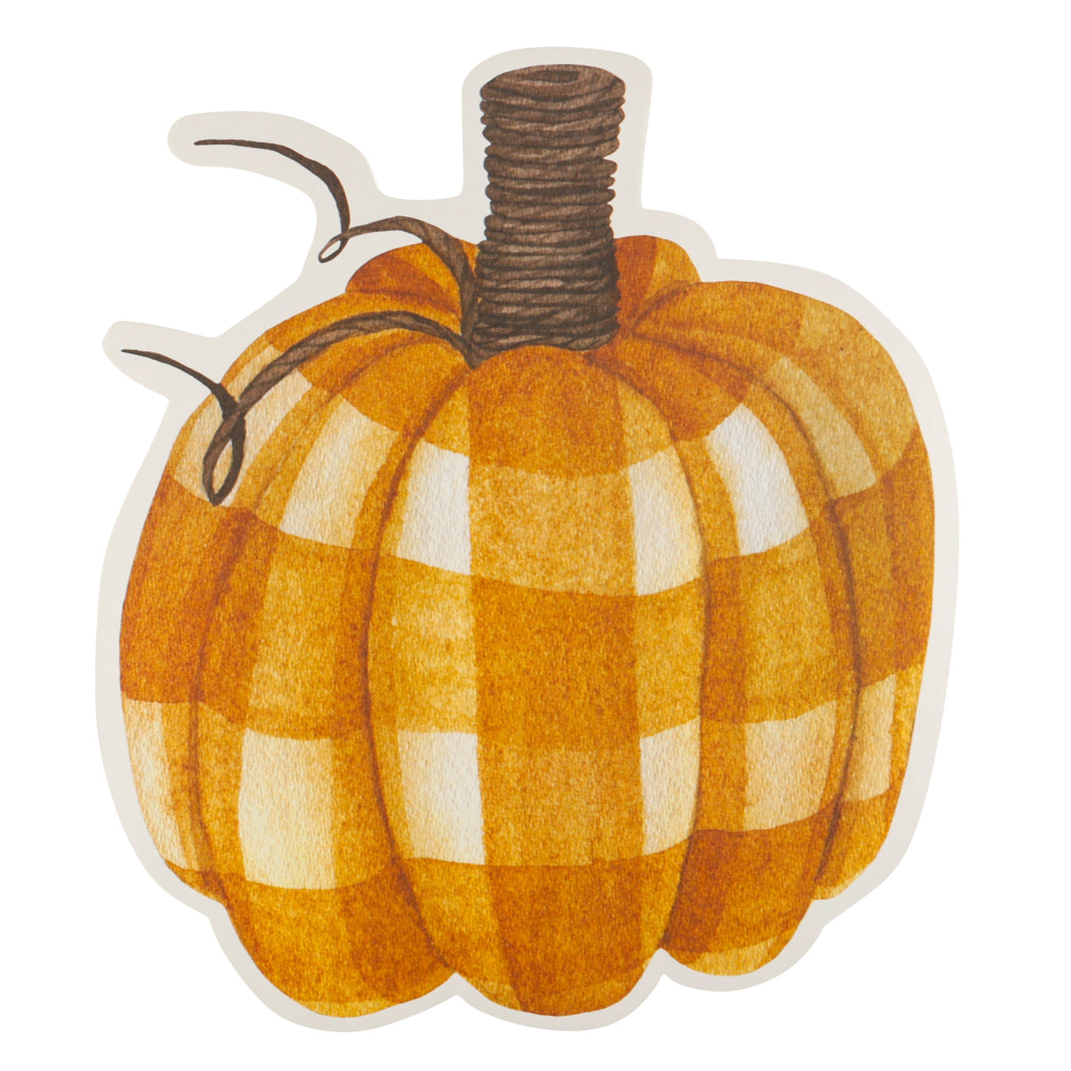 Pumpkin Diecut Placemat