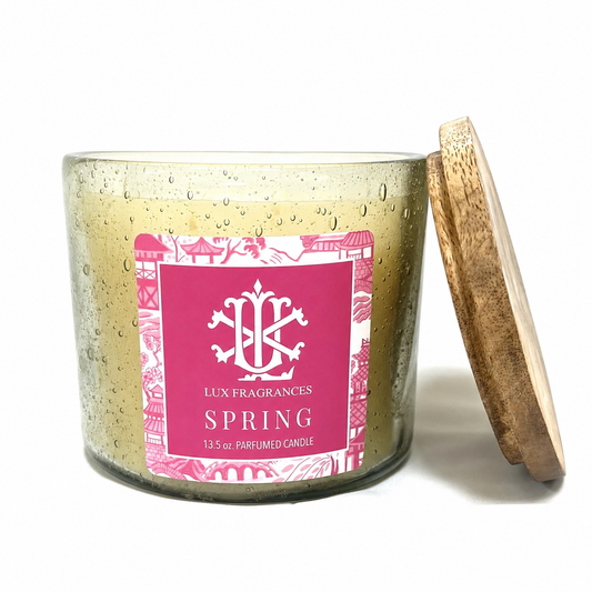 Spring 13.5 oz. Clear Glass With Stain Lid