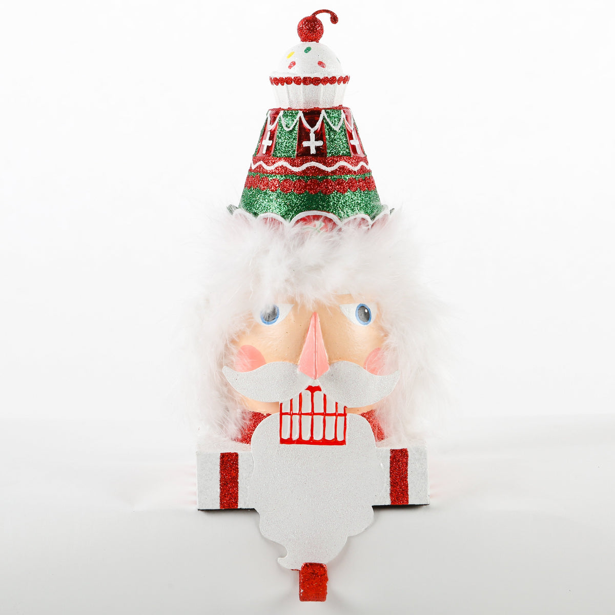 Nutcracker Head Stocking Hanger