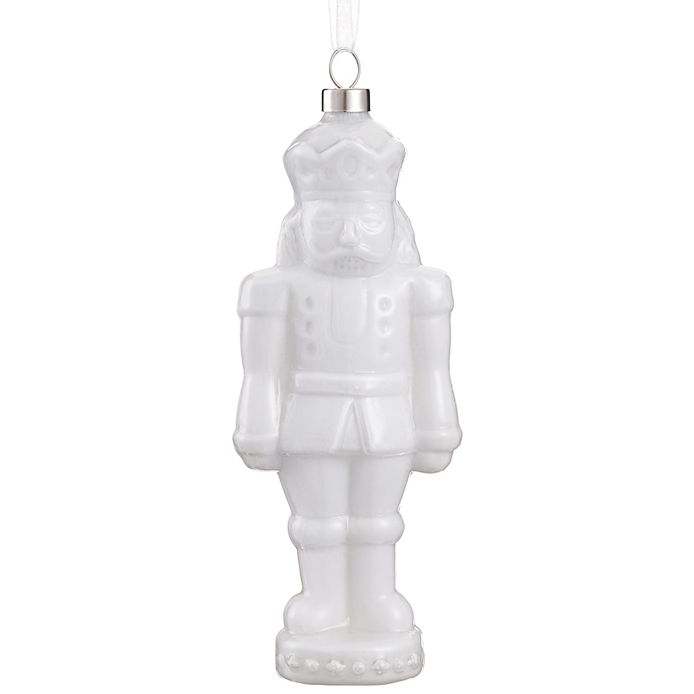 6" Glass Nutcracker Ornament