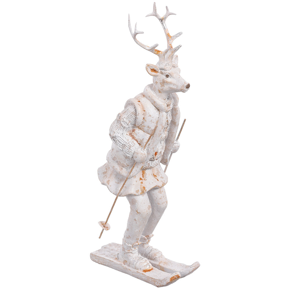 12.5" Skiing Reindeer