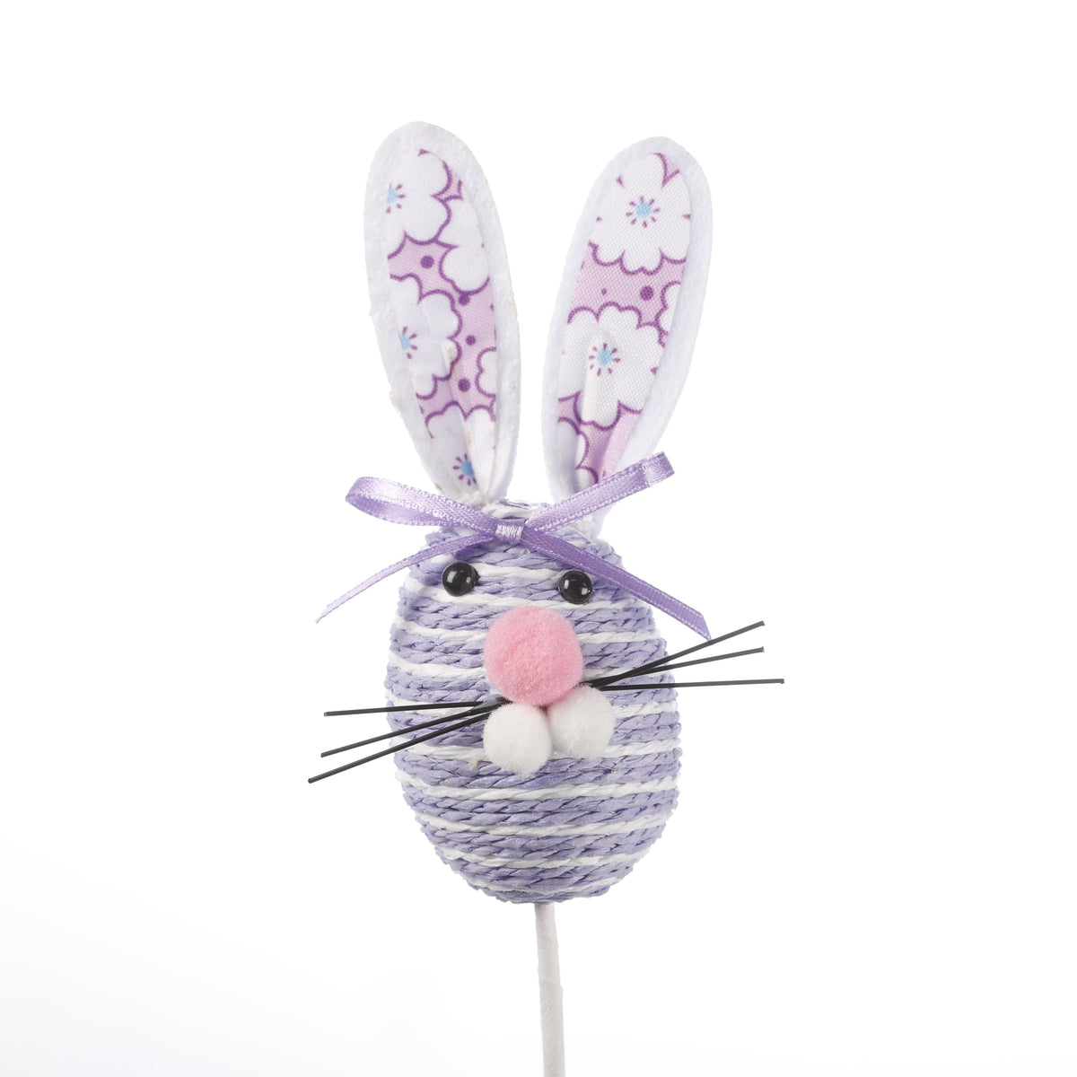 29" Easter Rabbit Stem Purple