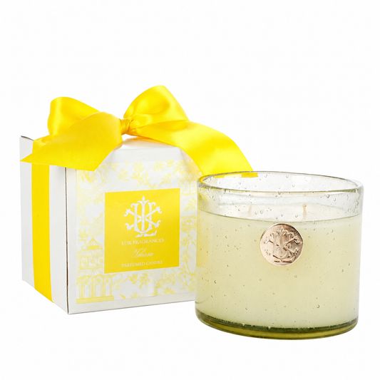 Tuberose 13 oz Candle in White Box with Bow