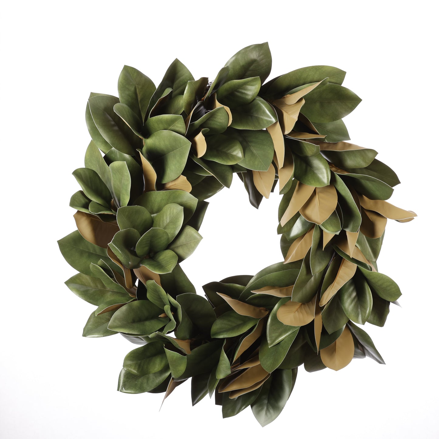 30" REAL TOUCH MAGNOLIA LEAVES WREATH