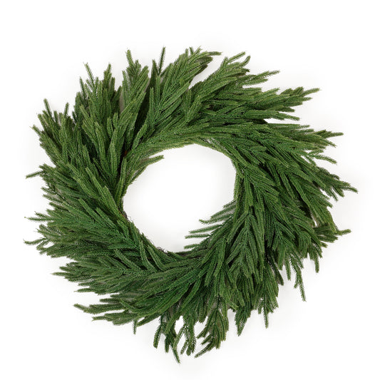 30" REAL TOUCH NORFOLK PINE REAL TOUCH WREATH