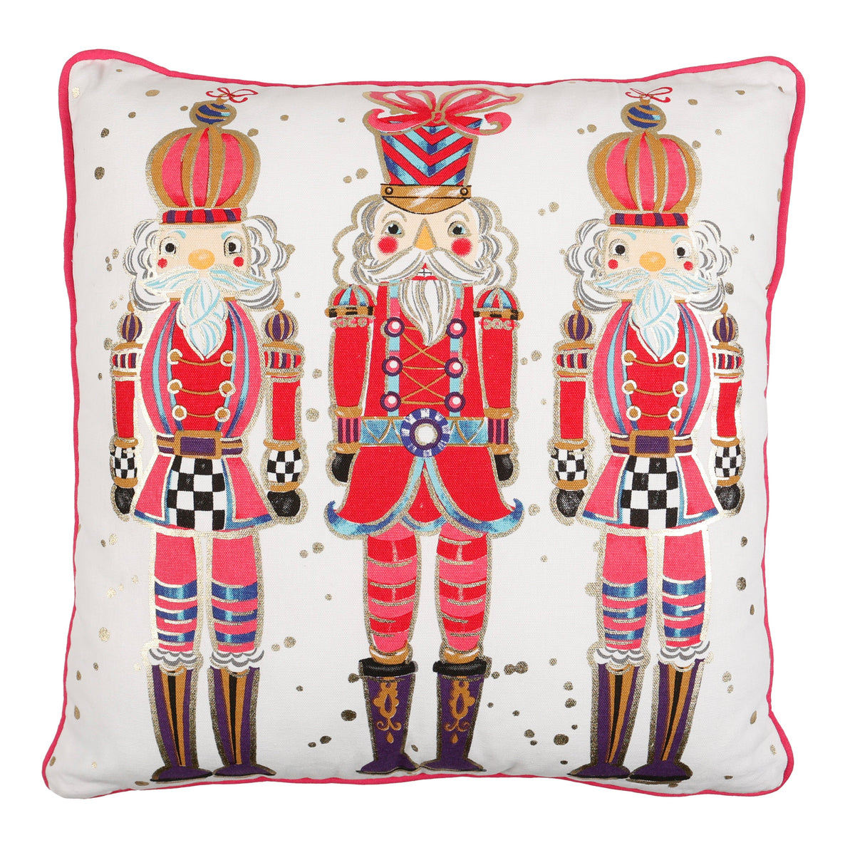 Nutcracker Trio Pillow 20" X 20"